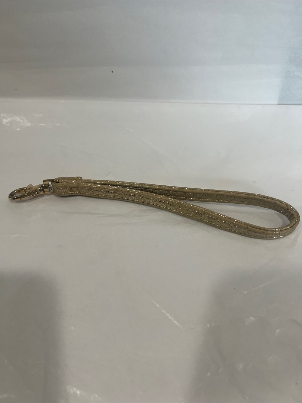 Gold Wristlet Strap Keychain